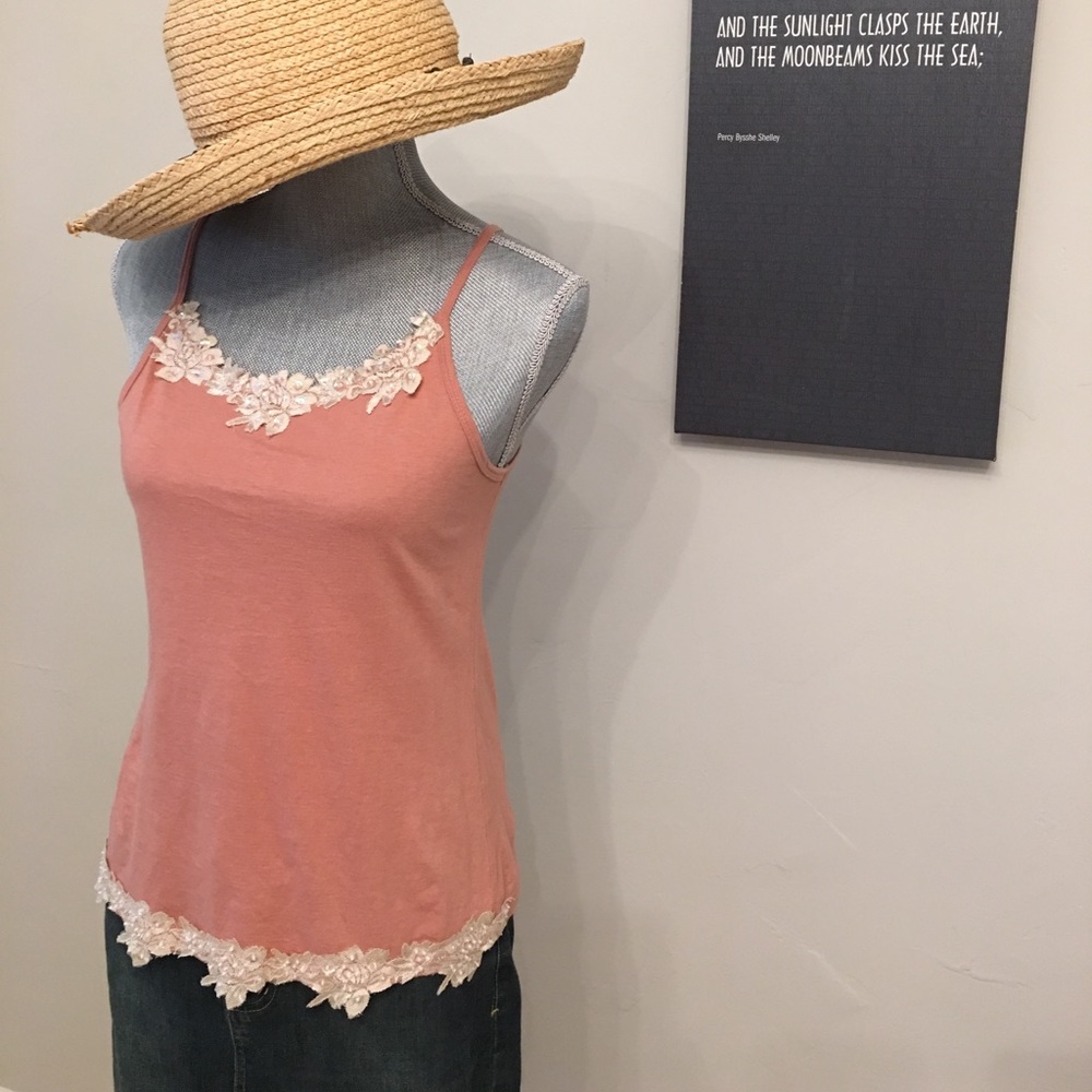 FISHBOWL ⚡️ String Tank Top - Burnt Orange color